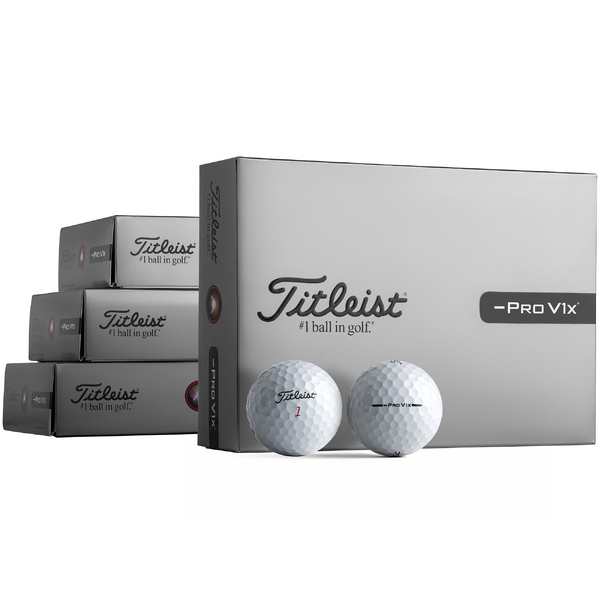 Titleist Pro V1x Left Dash Loyalty Reward Pack [WHITE][4 DOZEN]
