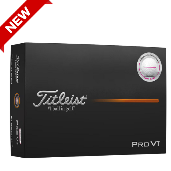 Titleist Pro V1 Performance Pink Balls [WHT/PNK][DOZEN]