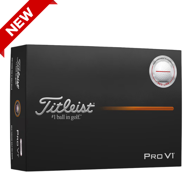 Titleist Pro V1 Performance Red Balls [WHT/RED][DOZEN]