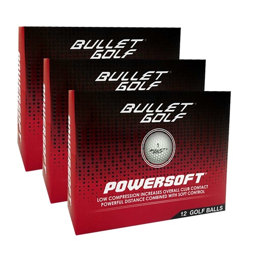 Bullet Powersoft Golf Balls - 3 Dozen