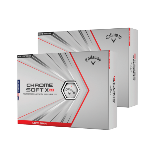 Callaway Chromesoft X LS 2021 Golf Balls [2DOZEN]
