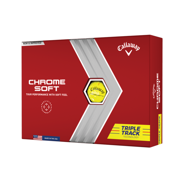 Callaway Chrome Soft Triple Track Yellow