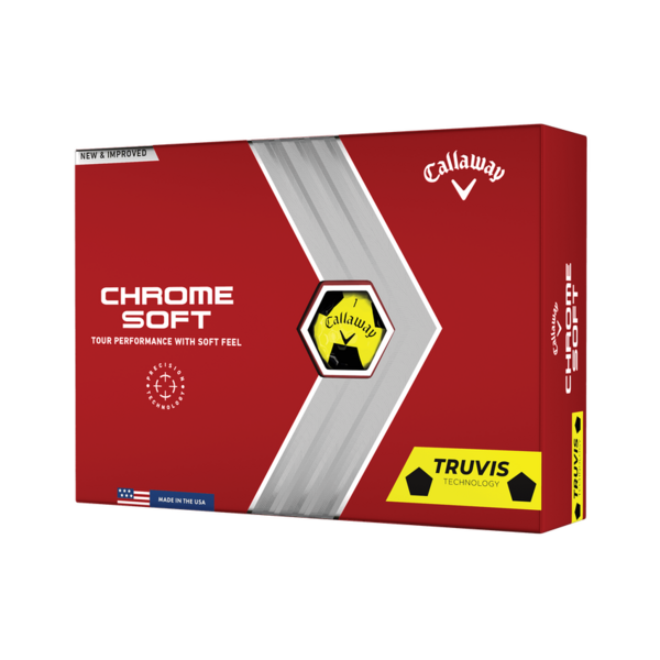 Callaway Chrome Soft Truvis Yellow/Black