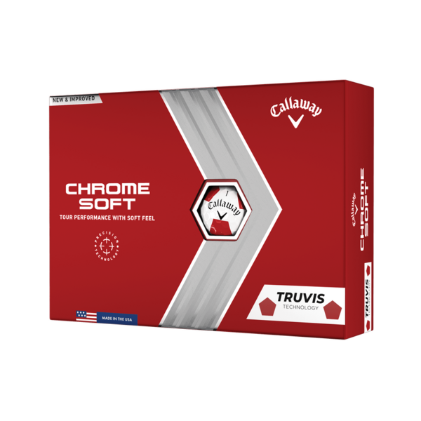 Callaway Chrome Soft Truvis Red/White