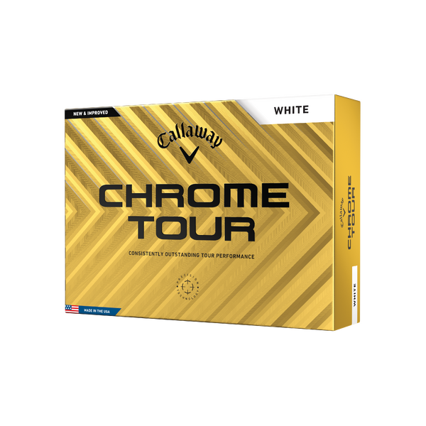 Callaway Chrome Tour Golf Balls [WHITE] 