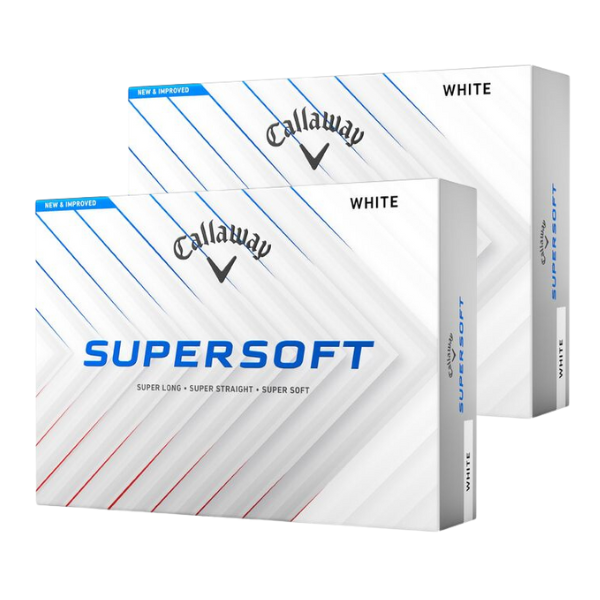 Callaway Supersoft Golf Balls [2025][2 DOZEN][WHITE]