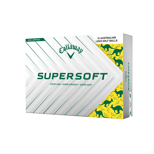 Callaway Supersoft Aussie Balls [WHITE][DOZEN]