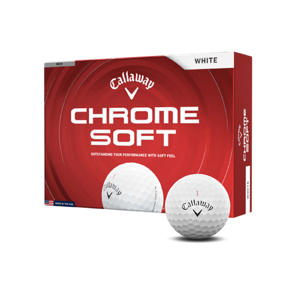 Callaway Chrome Soft Balls [WHITE][DOZEN]