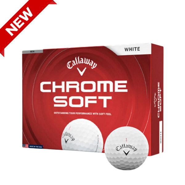 Callaway Chrome Soft Balls [WHITE][DOZEN]