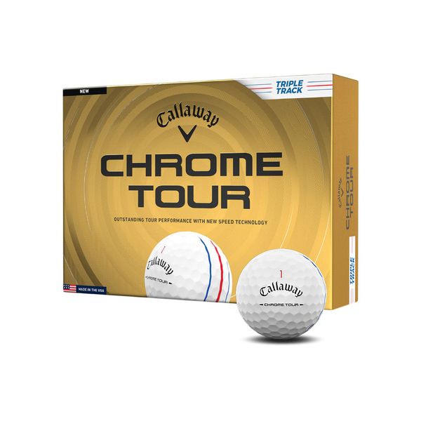 Callaway Chrome Tour Triple Track Balls [WHITE][DOZEN]
