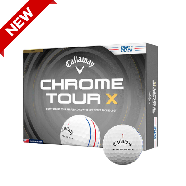 Callaway Chrome Tour X Triple Track Balls [WHITE][DOZEN]