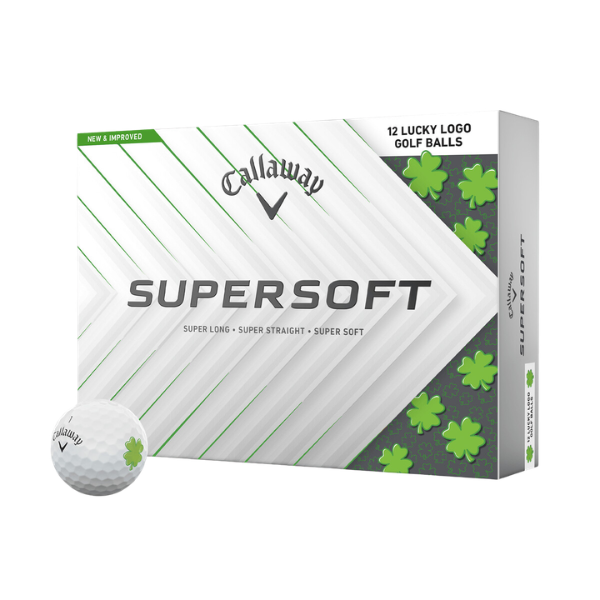Callaway Supersoft Lucky Golf Balls [WHITE][DOZEN]