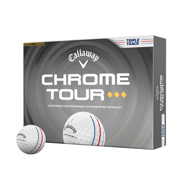 Callaway Chrome Tour Triple Diamond Triple Track Balls [WHITE][DOZEN]