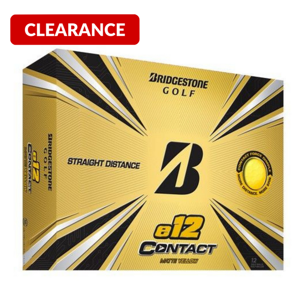 Bridgestone e12 Contact Golf Balls - Yellow