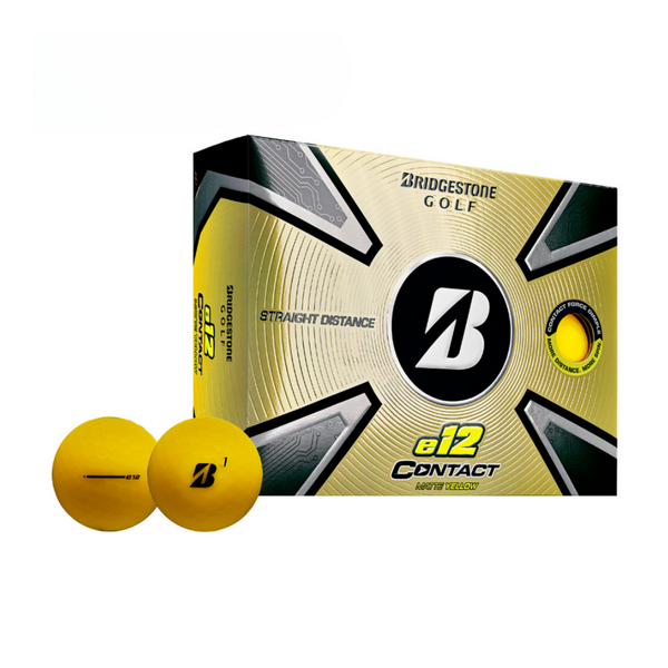Bridgestone e12 Contact Golf Balls - Yellow