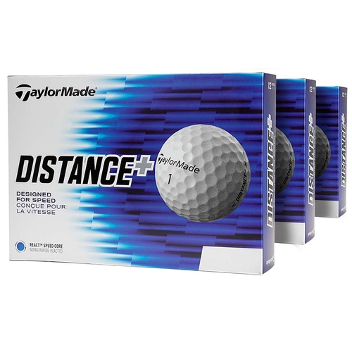 TaylorMade Distance Plus Golf Balls - 3 Dozen