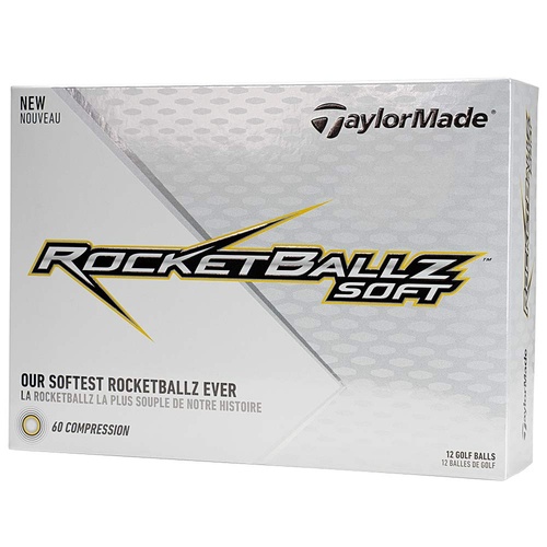 TaylorMade RocketBallz Soft Golf Balls - 1 Dozen