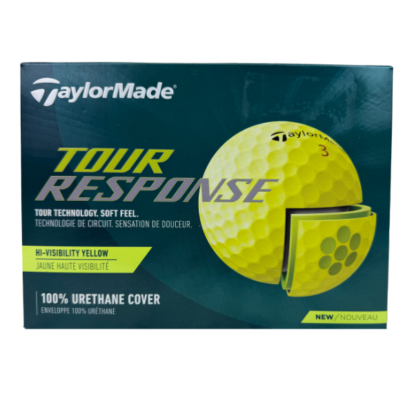 TaylorMade Tour Response Golf Balls [YELLOW][DOZEN]