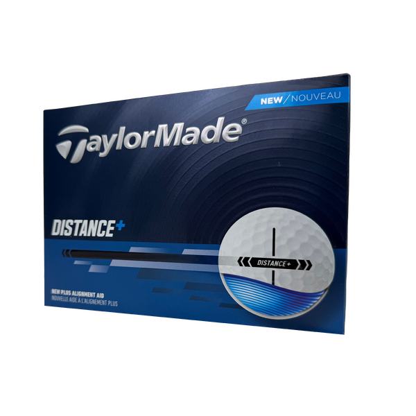 TaylorMade Distance Plus Golf Balls [WHITE][DOZEN]