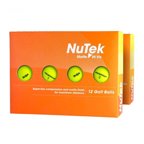 Nutek Golf Balls Green - 2 Dozen