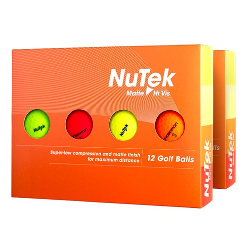 Nutek Golf Balls Multi - 2 Dozen