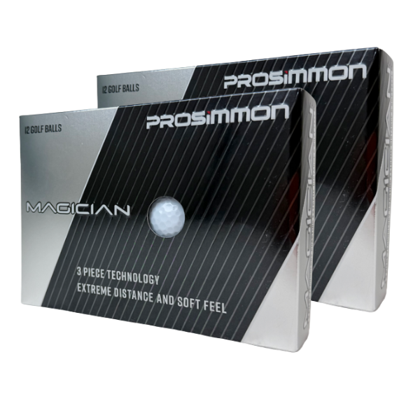 Prosimmon Magician V2 Golf Balls [WHITE][2 DOZEN]
