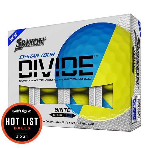 Srixon Q Star Tour Divide Blue/Yellow - 1 Dozen