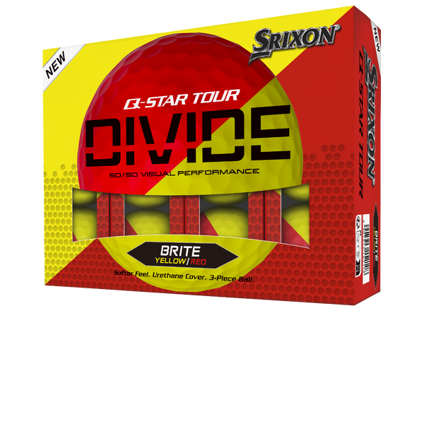 SRIXON Q-STAR TOUR DIVIDE - Yellow/Red