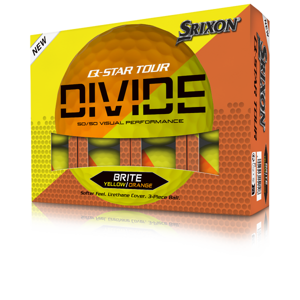 SRIXON Q-STAR TOUR DIVIDE - Yellow/Orange
