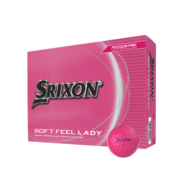 Srixon Soft Feel Lady Golf Balls [2025][PINK][DOZEN]