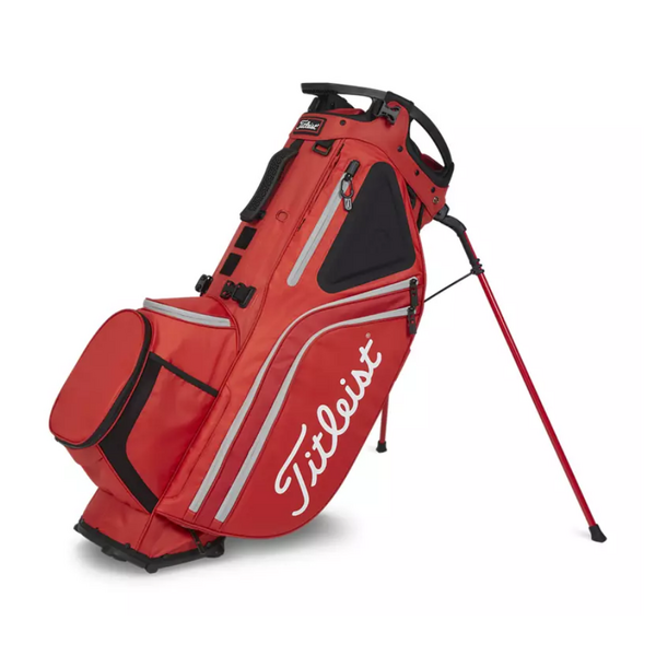 Titleist Hybrid 14 Stand Bag [RED/RED/GREY]