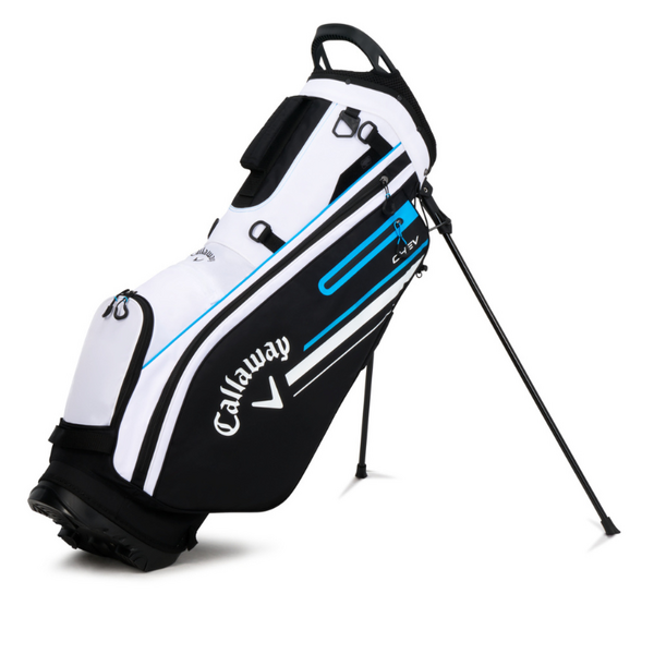 Callaway Chev Stand Bag [2023][WHT/BLK/CYN]