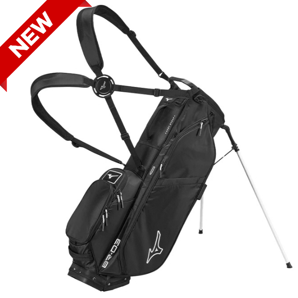 Mizuno BR-D3 Stand Bag [BLK/WHT]