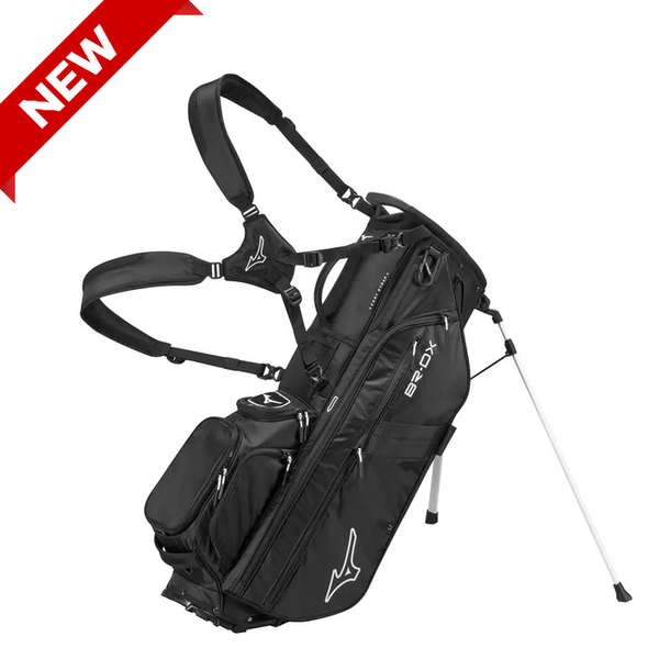 Mizuno BR-DX Stand Bag [BLK/WHT]