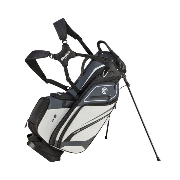 Cleveland Golf Stand Bag [CHAR/WH/BLK]