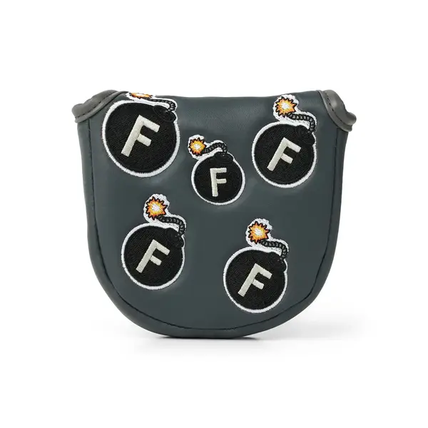 GF F-Bomb Mallet Putter Head Cover [CHARCOAL]