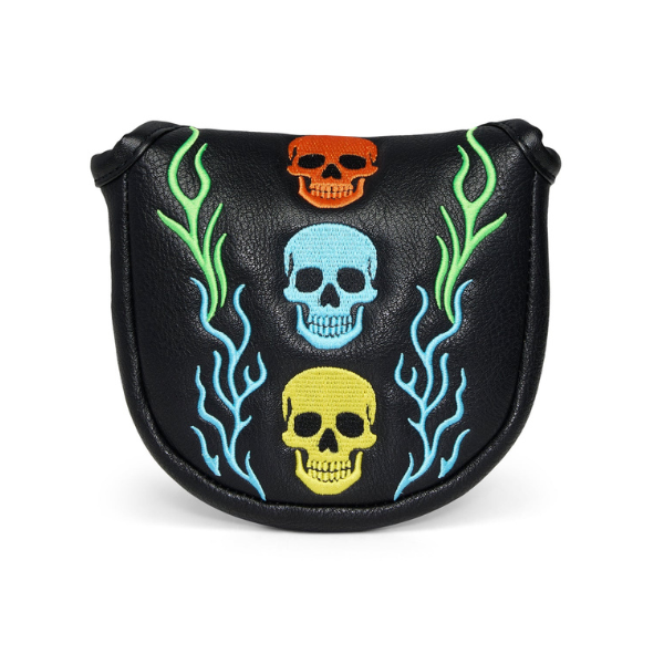 GF Skulls Mallet Putter Head Cover [BLACK]