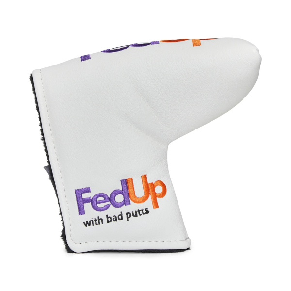 GF Fed Up Blade Putter Head Cover [WHITE]