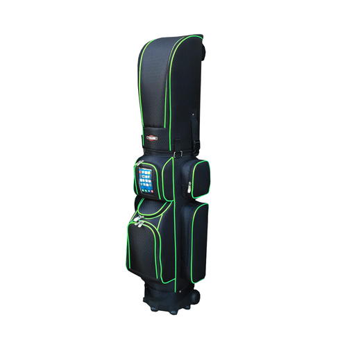 Slotline Hi Roller Wheelie Golf Travel Bag - Lime