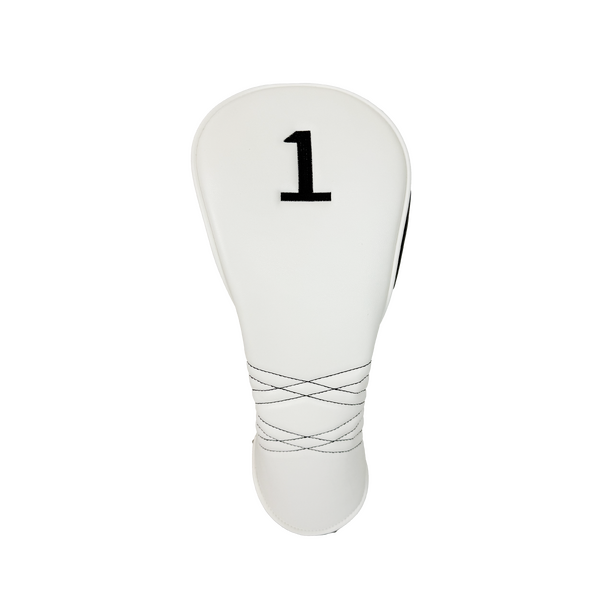 Brosnan Riviera Deluxe Driver Headcover [WHT/BLK]