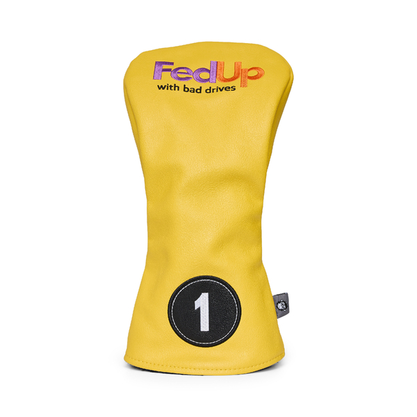CMC Fed Up Driver Head Cover [YELLOW]