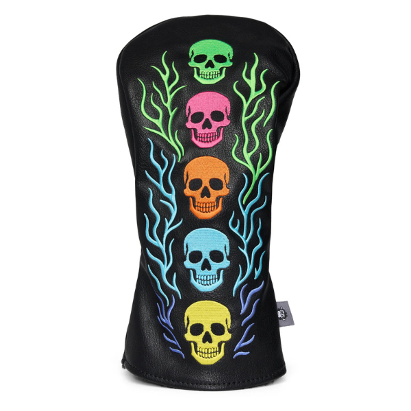 GF Skulls Driver Head Cover [BLACK]