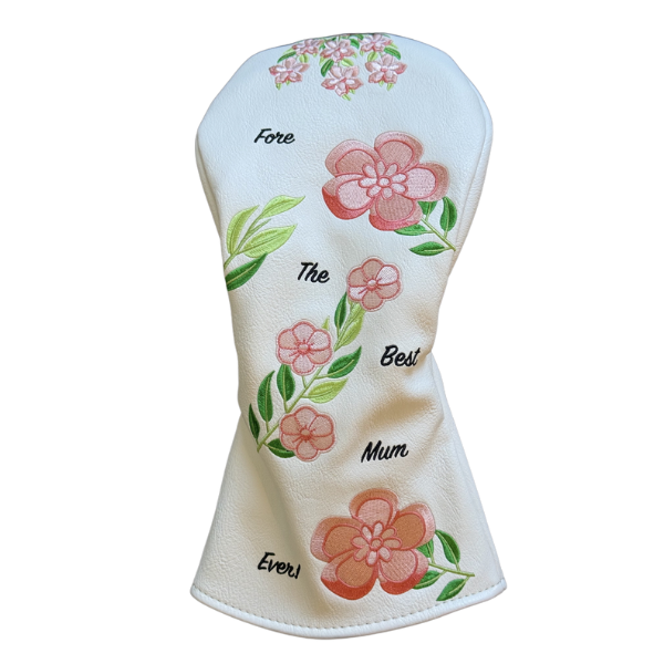 CMC Best Mum Driver Head Cover [WHITE]