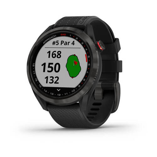 Garmin Approach S42 Watch [Gunmetal/Black]