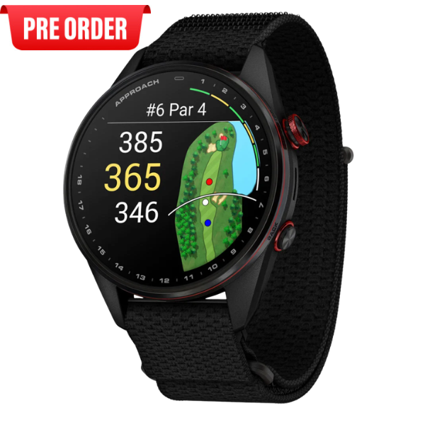 Garmin Approach S72 GPS Watch [CARB/RED][47 MM]