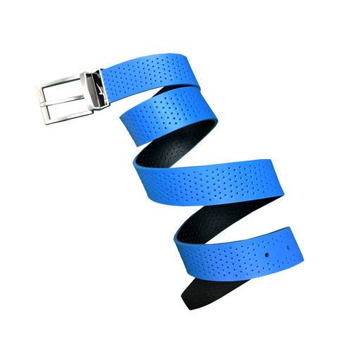 Nike Perforated Reversible Belt- Photo Blue/Black