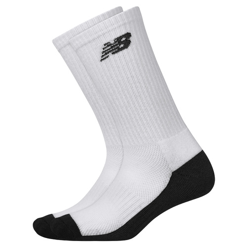 New Balance Vanquish Socks - White 2 Pair [Size:M]