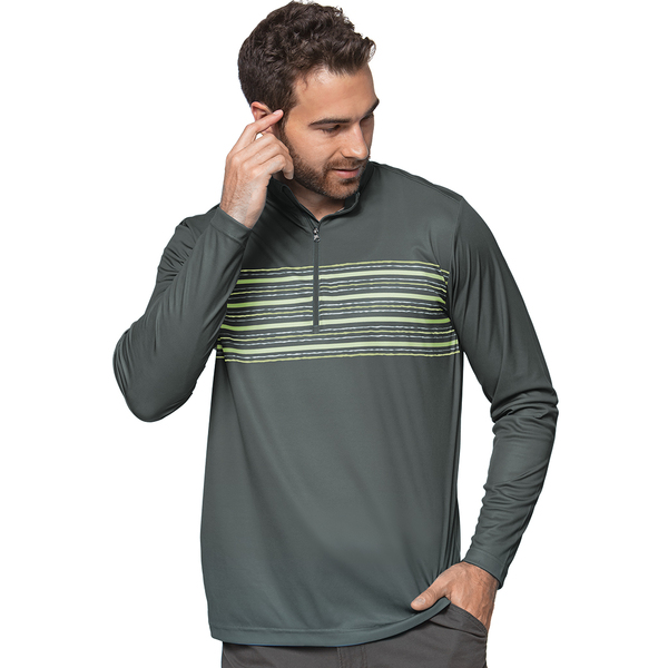 Antigua Impact Quarter Zip Pullover [MANATEE][M]