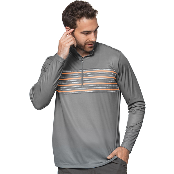 Antigua Impact Quarter Zip Pullover [STEEL][M]