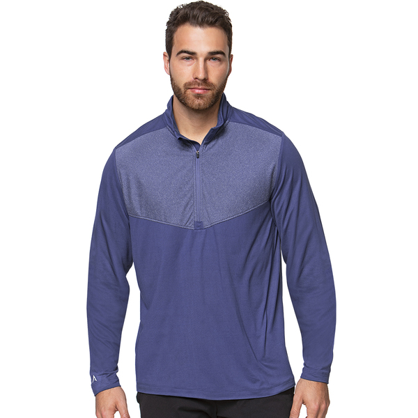 Antigua Tilt Quarter Zip Pullover [BLUE][M]